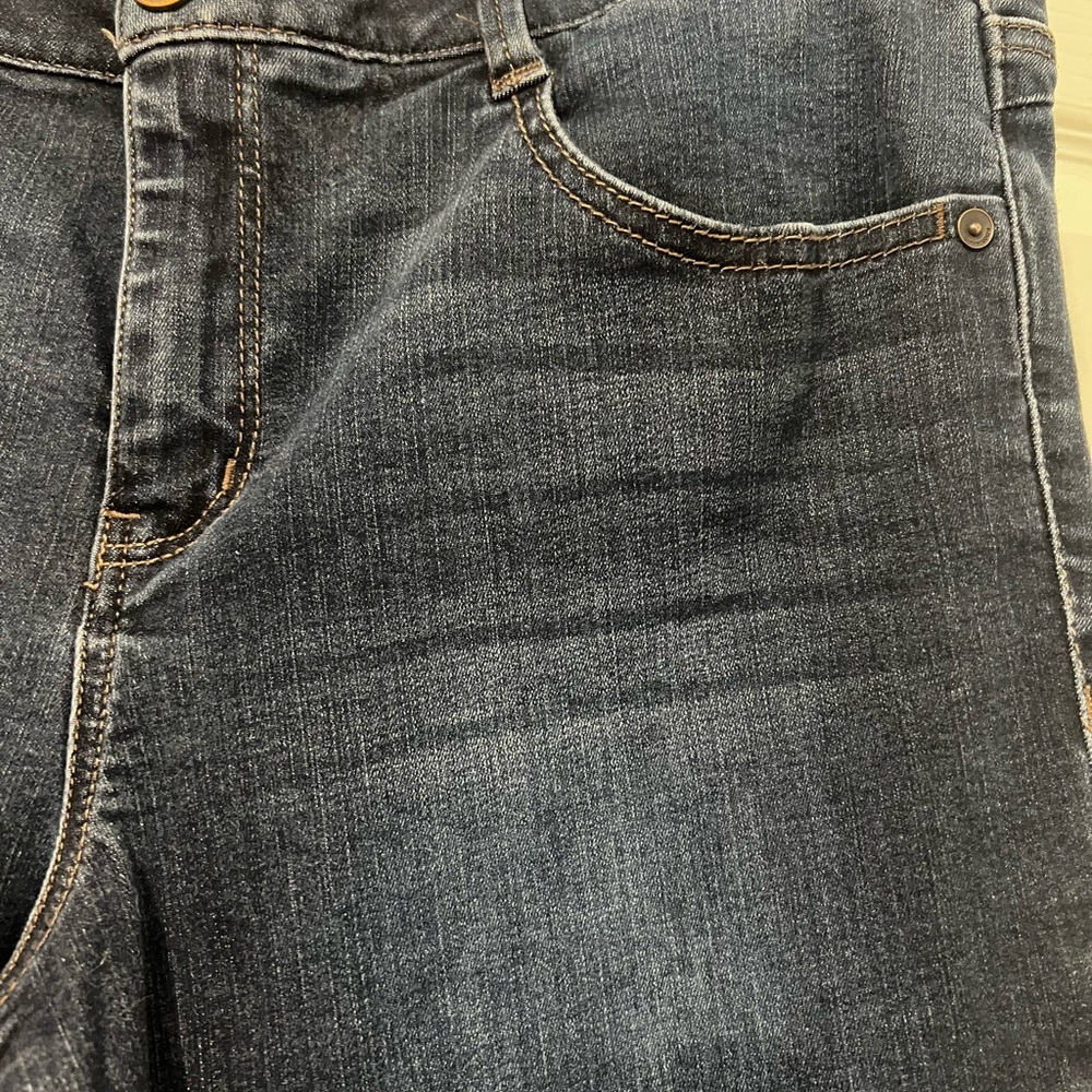 Wit & Wisdom ‘Ab’Solution Dark Wash Skinny Jeans – Stretch – Women’s Size 14 - Picture 4 of 7